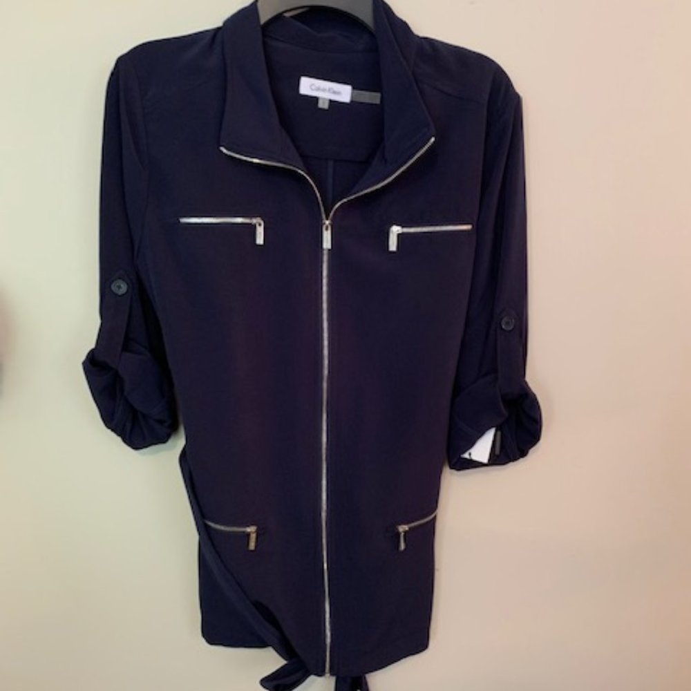 NWT: Calvin Klein Jacket w/ Zipper